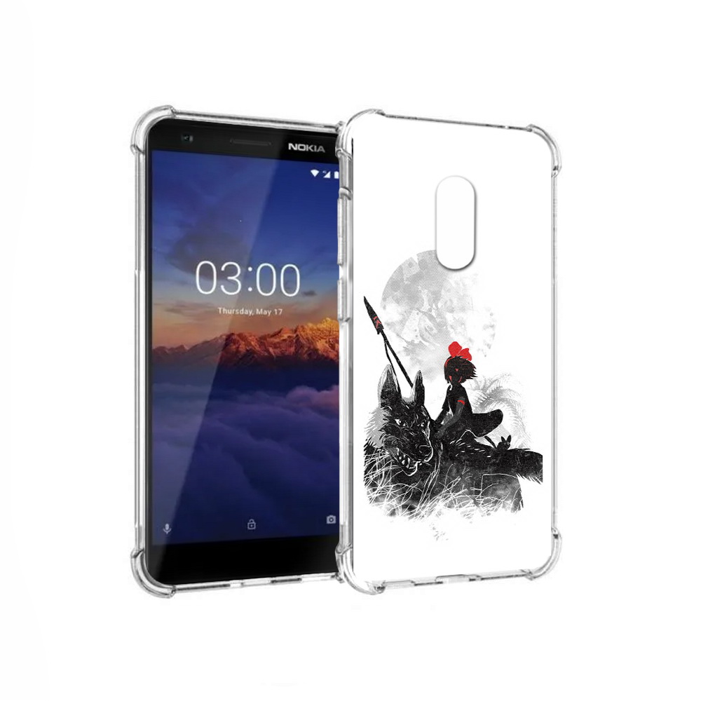 

Чехол MyPads Tocco для Nokia 3.1 мононоке (PT114125.119.481), Прозрачный, Tocco