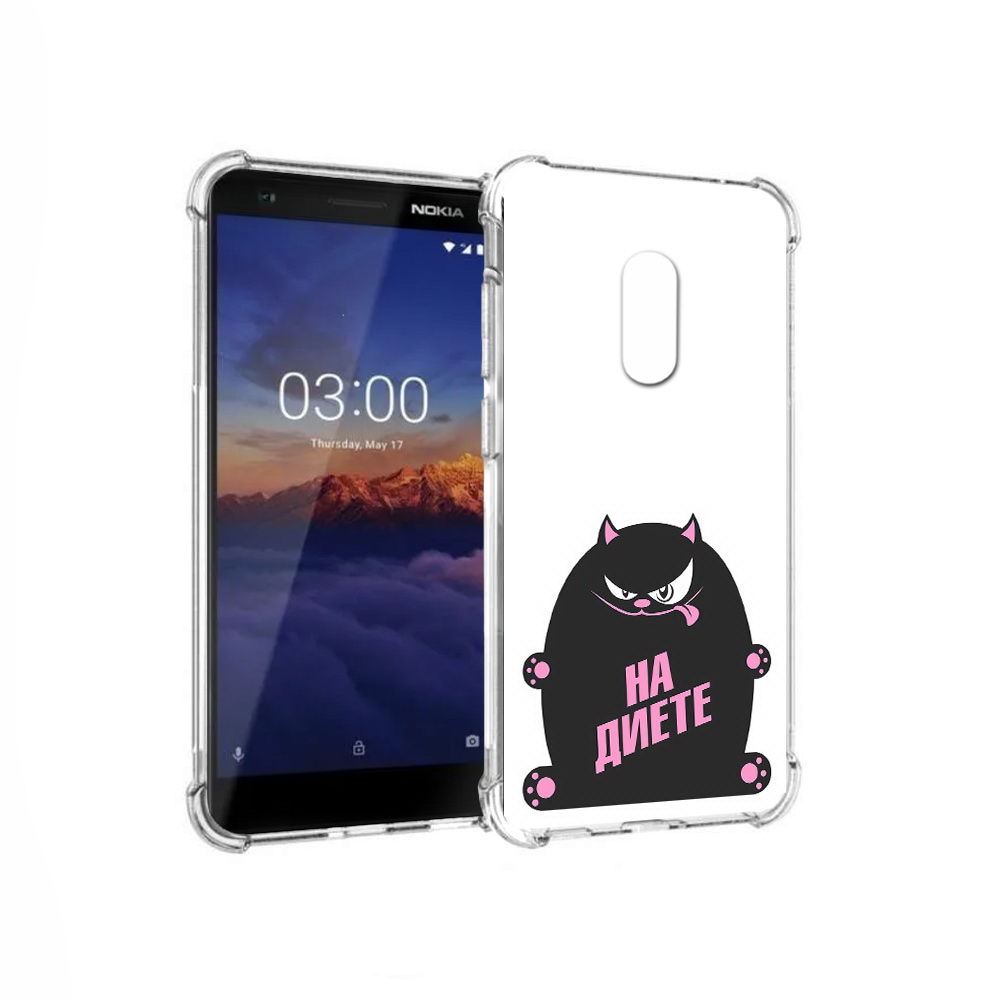 

Чехол MyPads Tocco для Nokia 3.1 на диете (PT114125.119.492), Прозрачный, Tocco