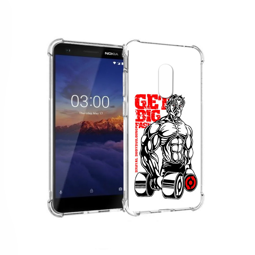 

Чехол MyPads Tocco для Nokia 3.1 накаченное тело (PT114125.119.495), Прозрачный, Tocco