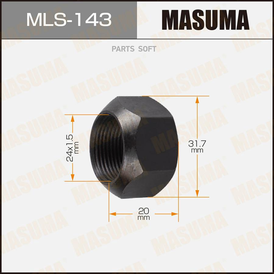 

MASUMA MLS143 Гайки Masuma OEM 90942-01010 Toyota RH