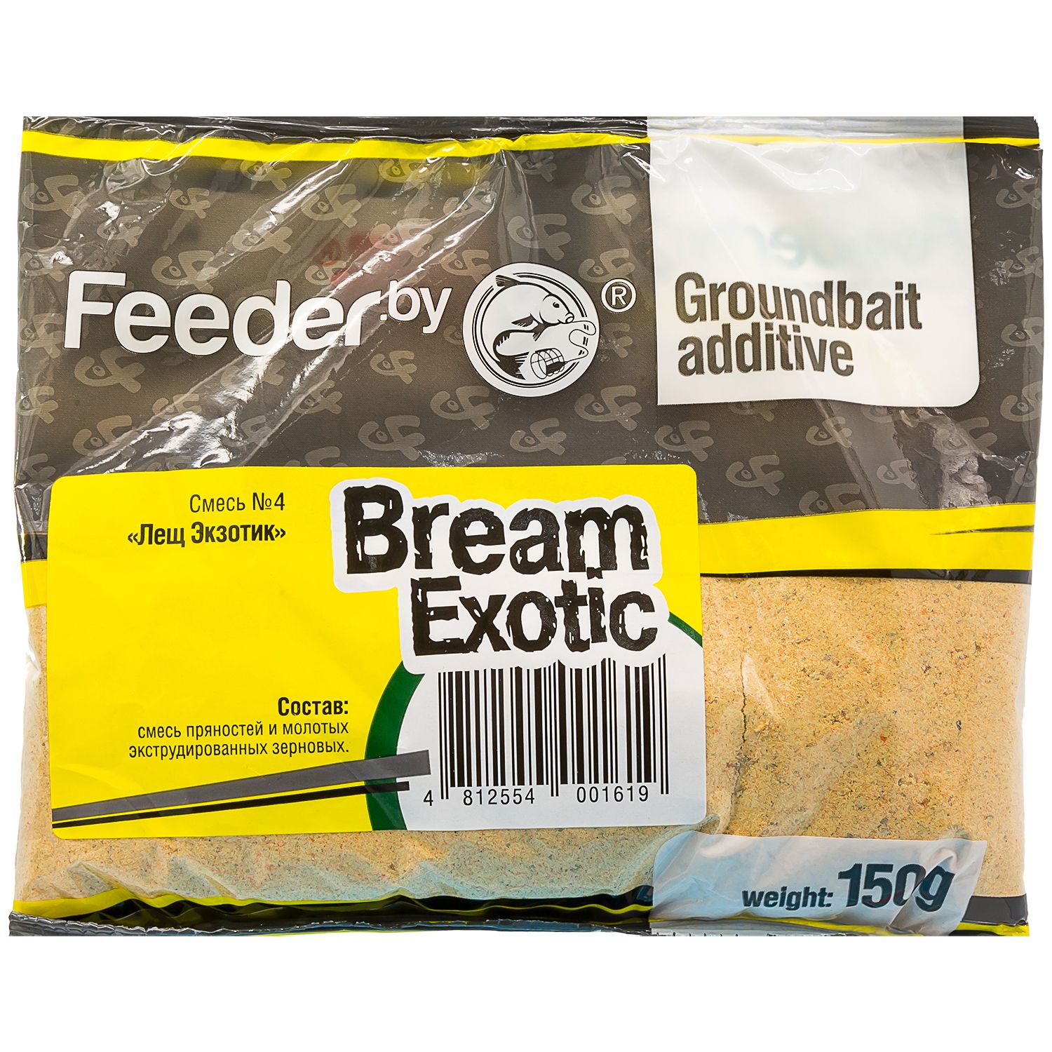 

Прикормка Feeder.by Groundbait additive микс 4 Bream Exotic 150 гр, Разноцветный, Groundbait additive