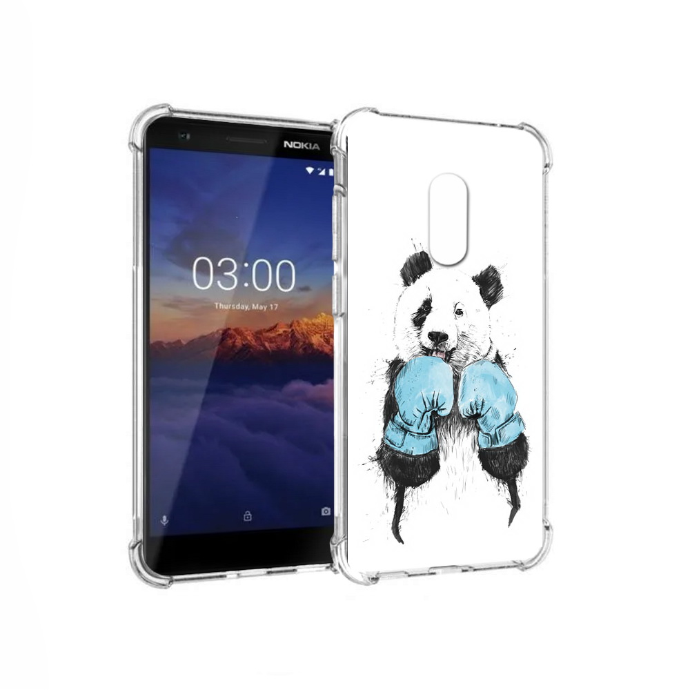 

Чехол MyPads Tocco для Nokia 3.1 панда боксер (PT114125.119.531), Прозрачный, Tocco