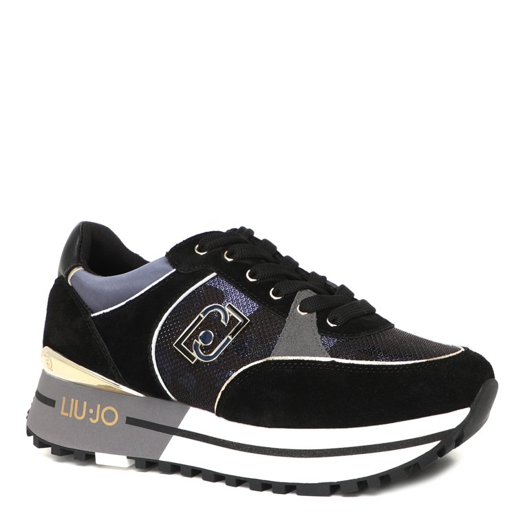 

Кроссовки женские Liu Jo BF3009 черные 37 EU, Черный, BF3009
