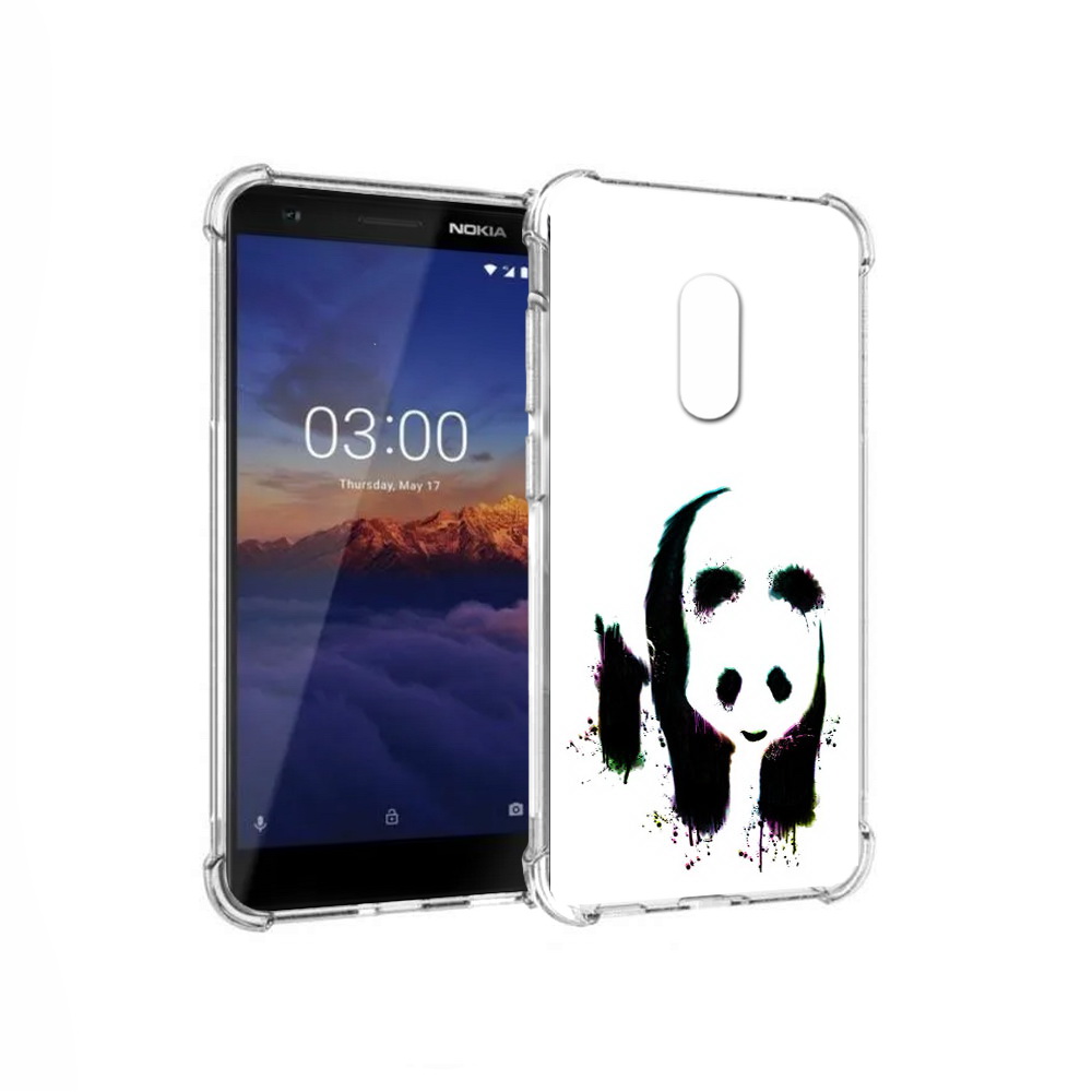 

Чехол MyPads Tocco для Nokia 3.1 панда в акварели (PT114125.119.532), Прозрачный, Tocco