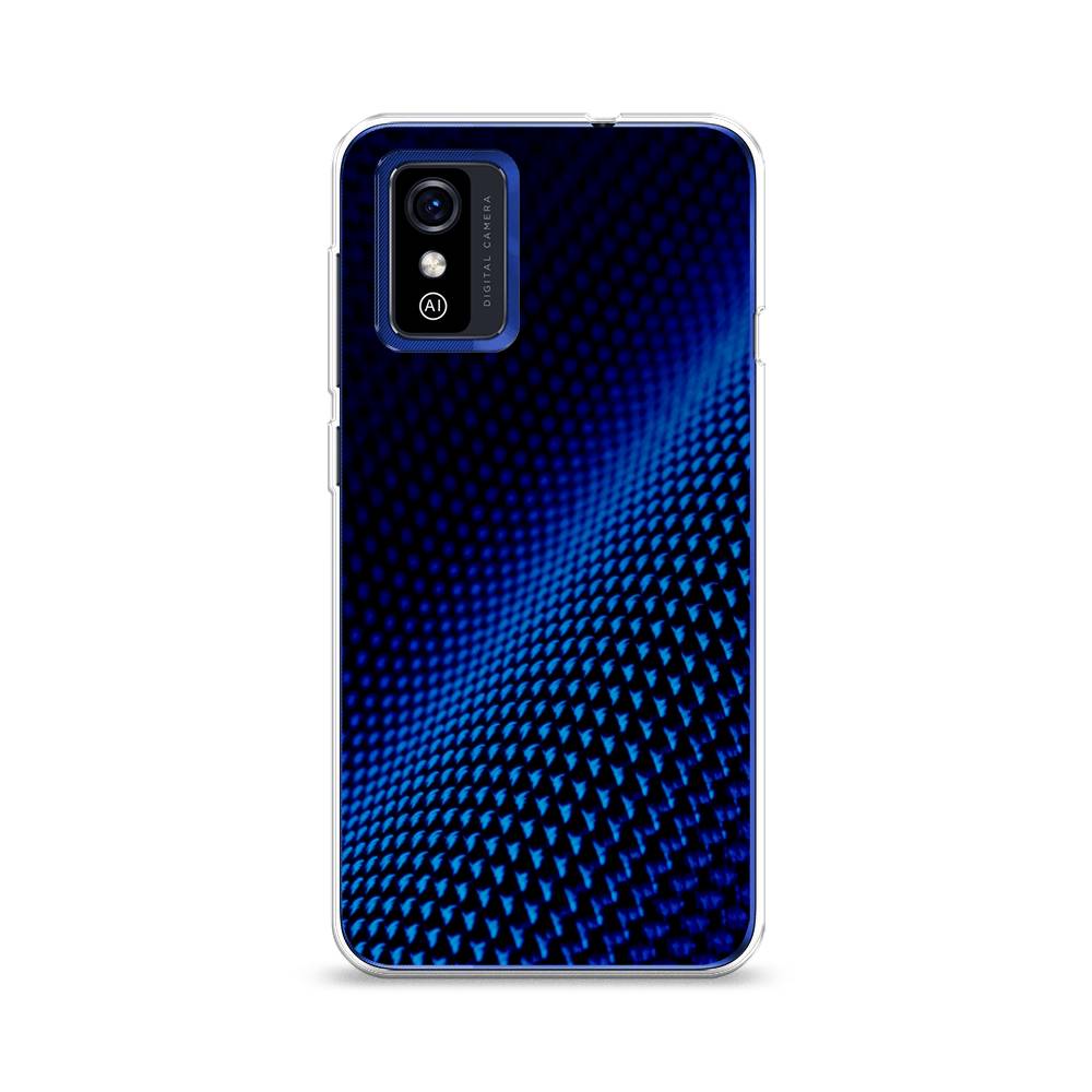 

Чехол Awog на ZTE Blade L9 / ЗТЕ Блэйд L9 "Синий карбон", Разноцветный, 135250-3