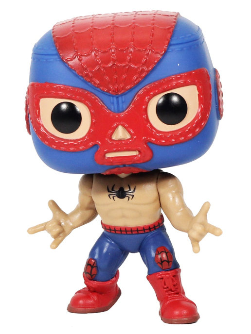 фото Фигурка funko pop! bobble marvel luchadores: spider-man