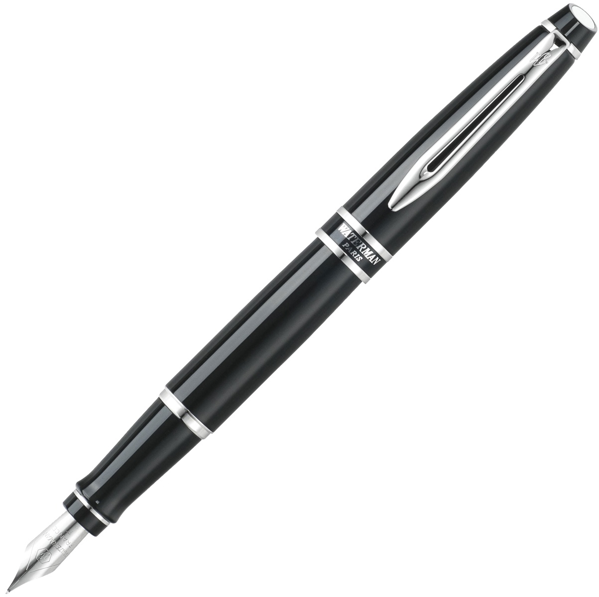 Ручка перьевая Waterman Expert 2, Black Laque CT (Перо F)