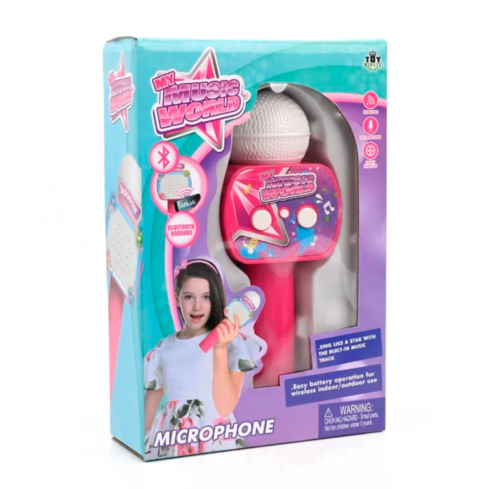 

Микрофон детский с мелодиями Toy mingte, bluetooth,MY013G-W, Красный, MY013G-W