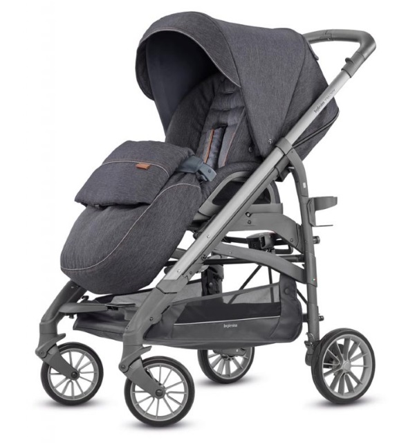 

Прогулочная коляска Inglesina Trilogy на сером шасси, village denim