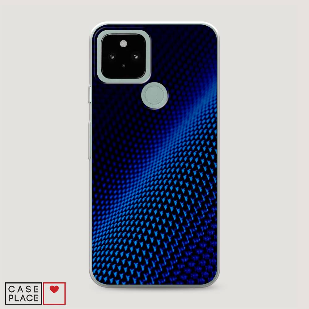

Чехол Awog на Google Pixel 5 "Синий карбон", Разноцветный, 270750-3