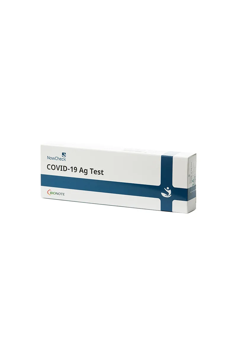 

Тест на коронавирус NowCheck COVID-19 Ag Test по мазку из носоглотки, BIONOTE, 1 шт., NowCheck COVID-19 Ag Test