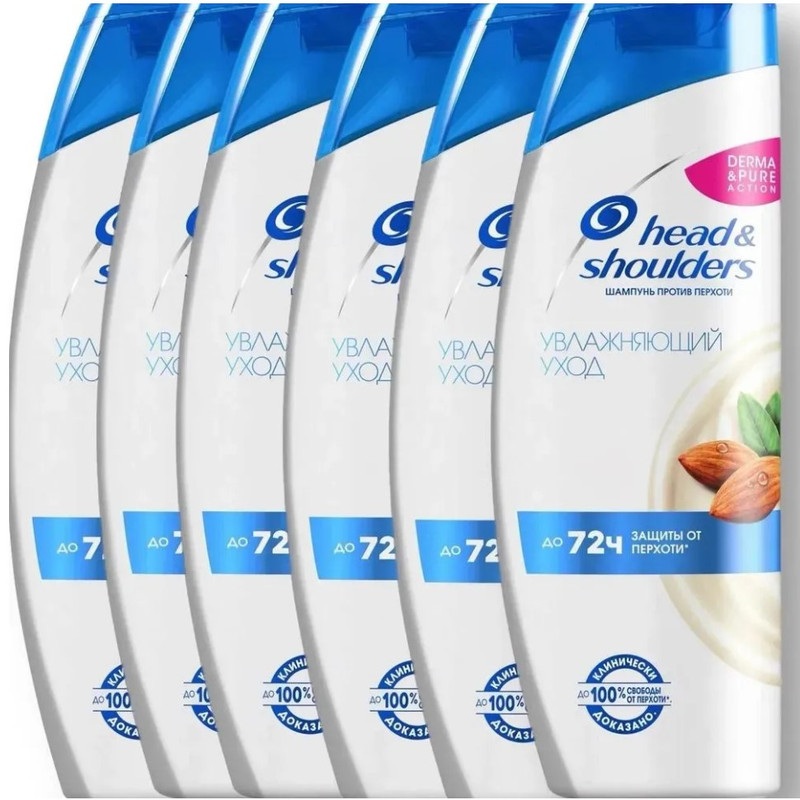 

Шампунь HEAD & SHOULDERS Увлажняющий уход 400 мл 6 шт