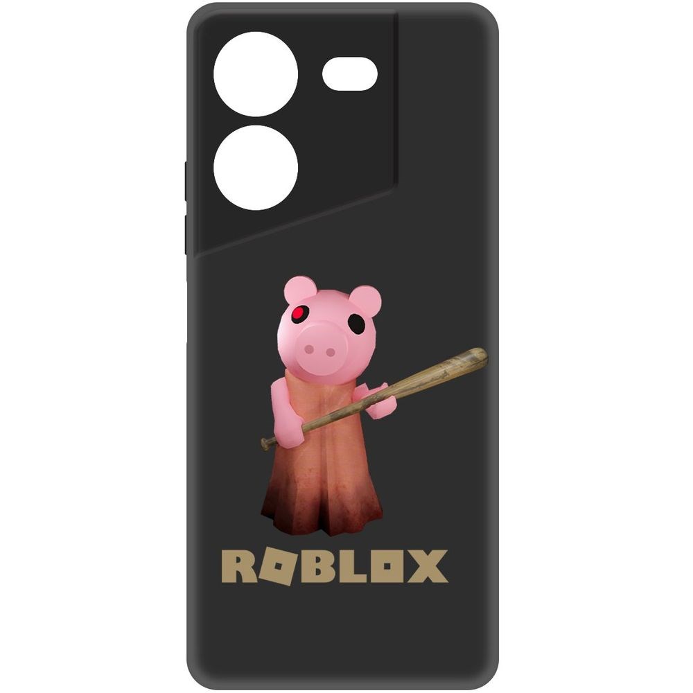 

Чехол-накладка Krutoff Soft Case Roblox-Пигги для TECNO Pova 5 Pro черный