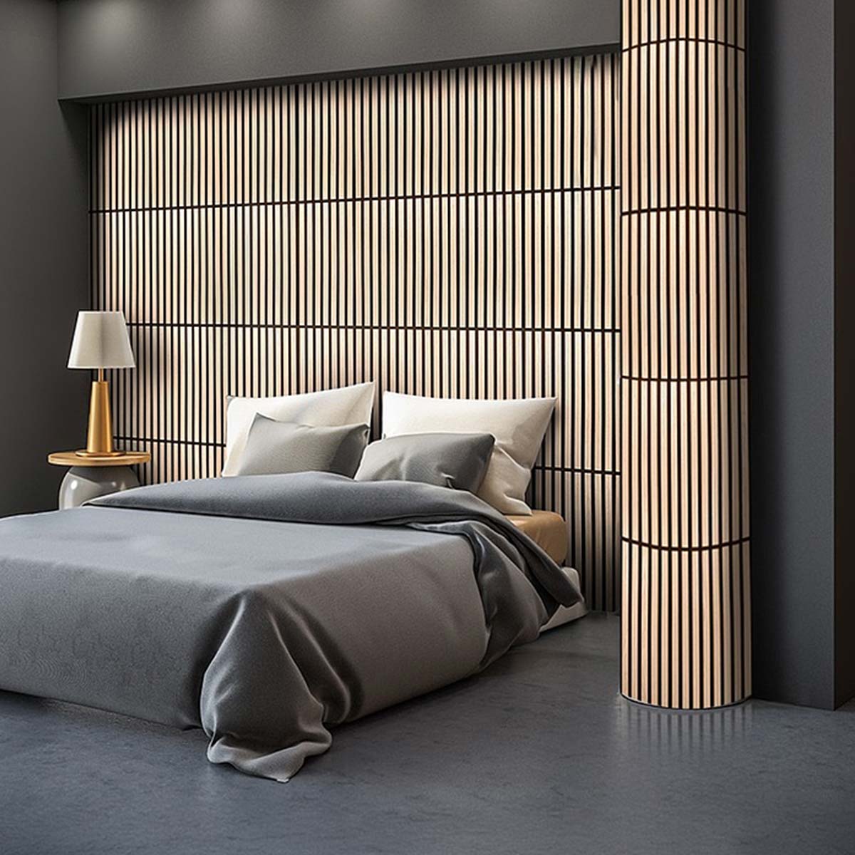 Стеновые панели реечные VEROL Кедр МДФ 60х60 см 1 шт СП0021 1999₽