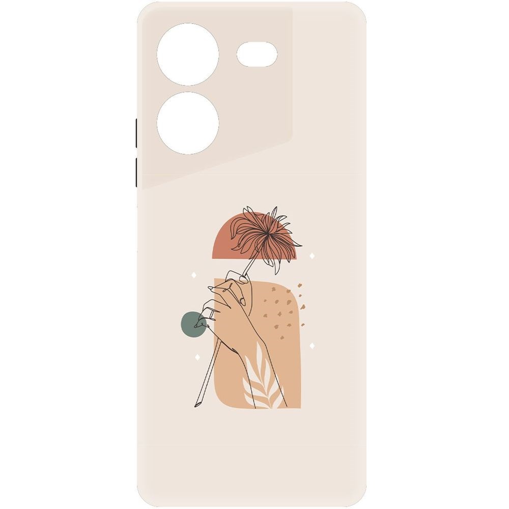 

Чехол-накладка Krutoff Soft Case Романтика для TECNO Pova 5 Pro черный