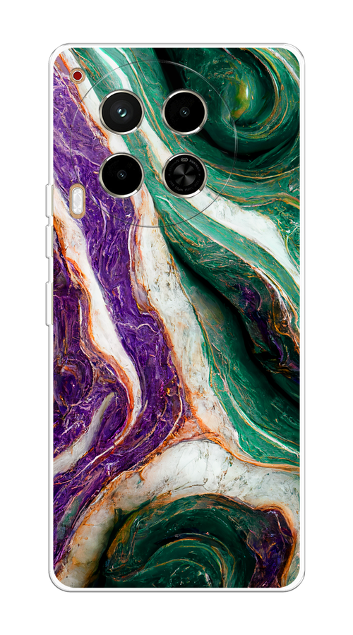 

Чехол на Tecno Camon 30 4G "Фиолетово-зеленый мрамор", Зеленый;фиолетовый, 305650-1