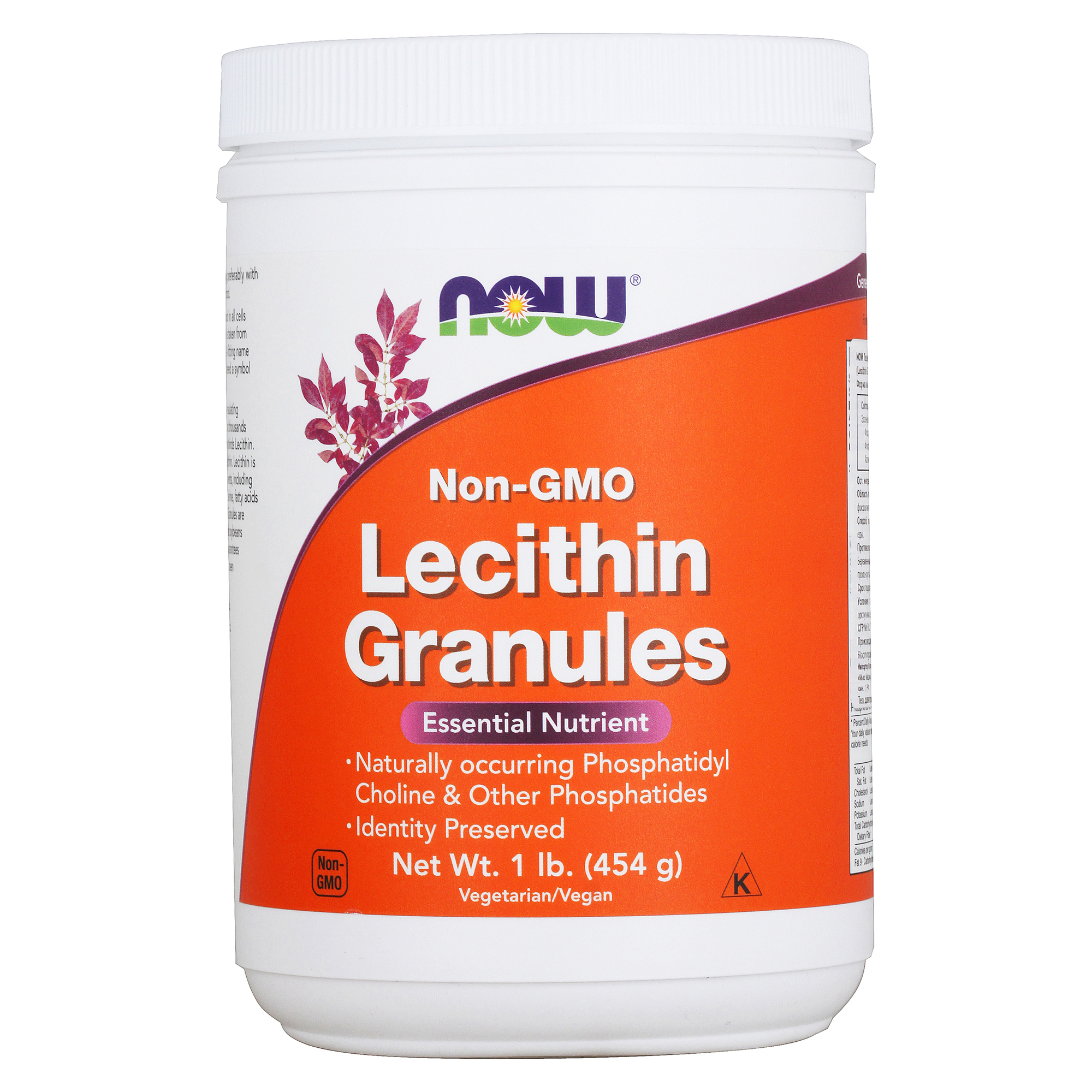 фото Now lecithin granules, 454 г