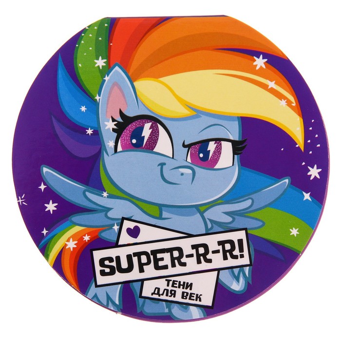 

Тени для девочки Hasbro Superrr My Little Pony 6 цветов по 1,3 гр Р00000566, Разноцветный