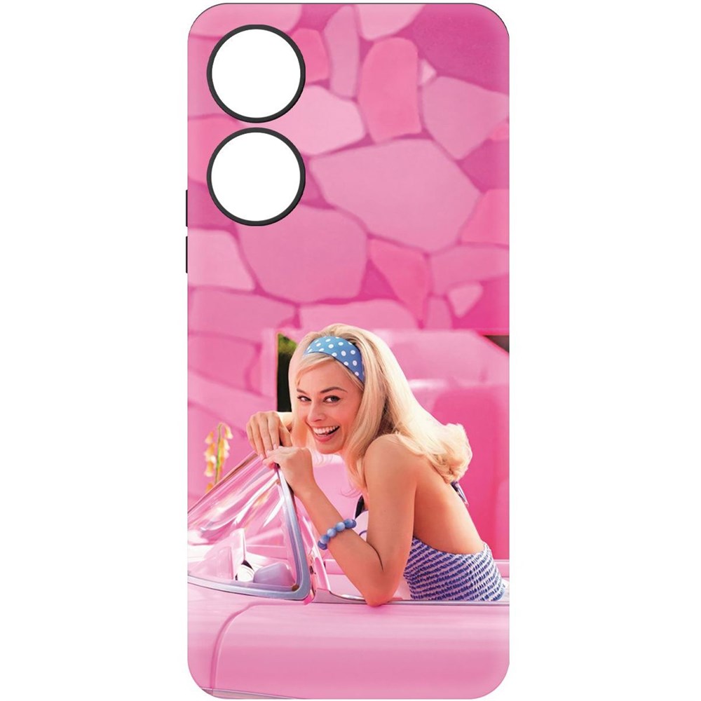

Чехол-накладка Krutoff Soft Case Барби в розовом для Honor X5 Plus черный