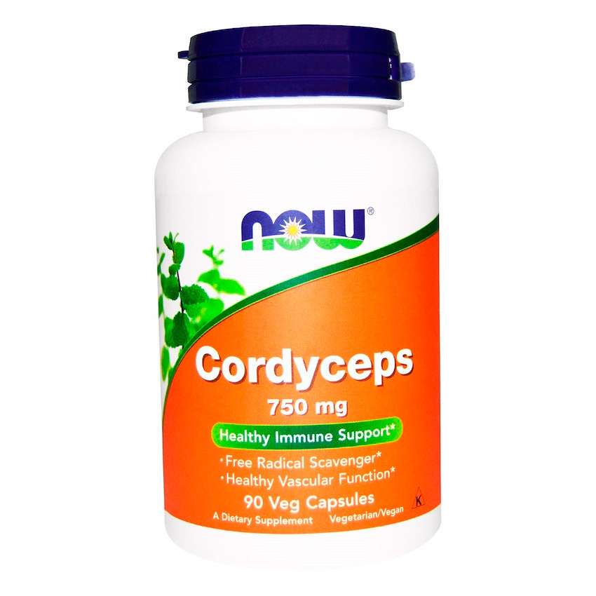 

NOW Cordyceps 750 мг, 90 капс, Cordyceps