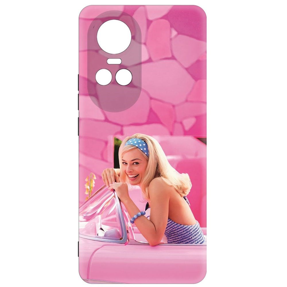 

Чехол-накладка Krutoff Soft Case Барби в розовом для Oppo Reno10 5G черный