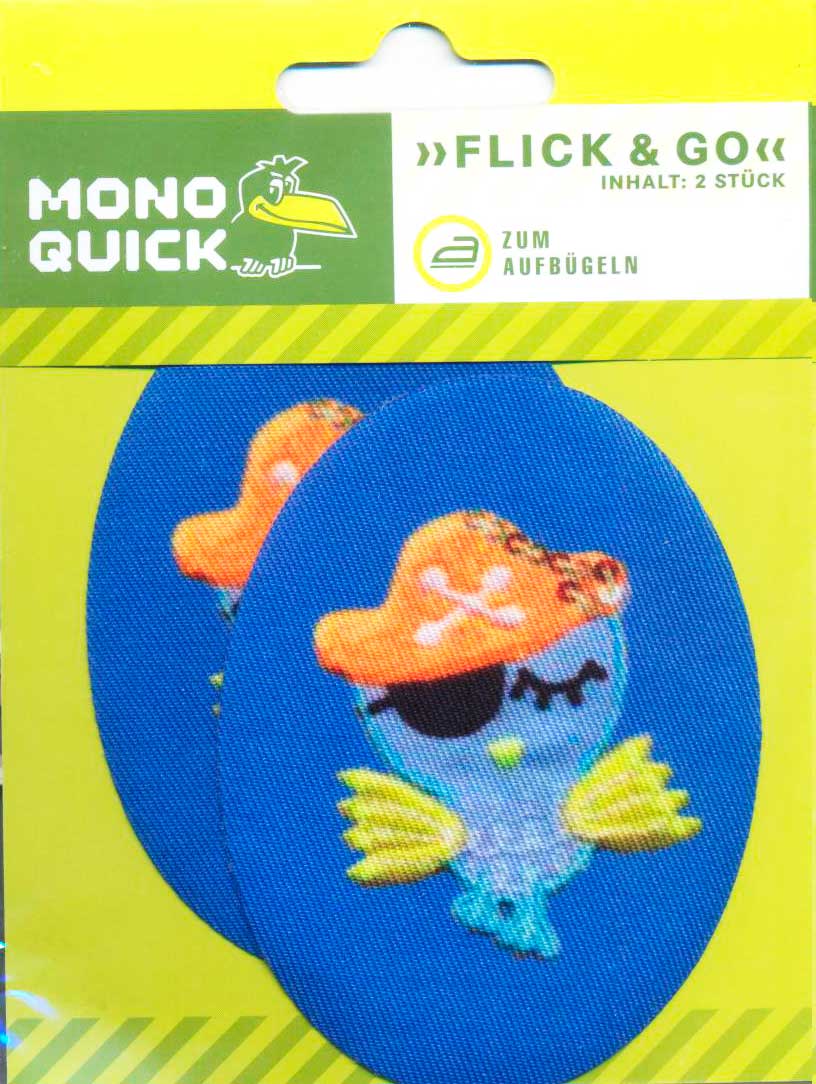 

Термоаппликация Mono Quick (06078-2) – Заплатки детские Цыпленок-пират