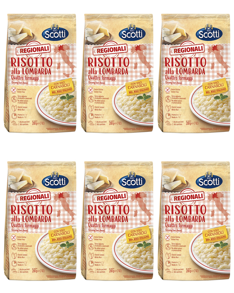 

Ризотто Riso Scotti четыре сыра 200 г - 6 шт.