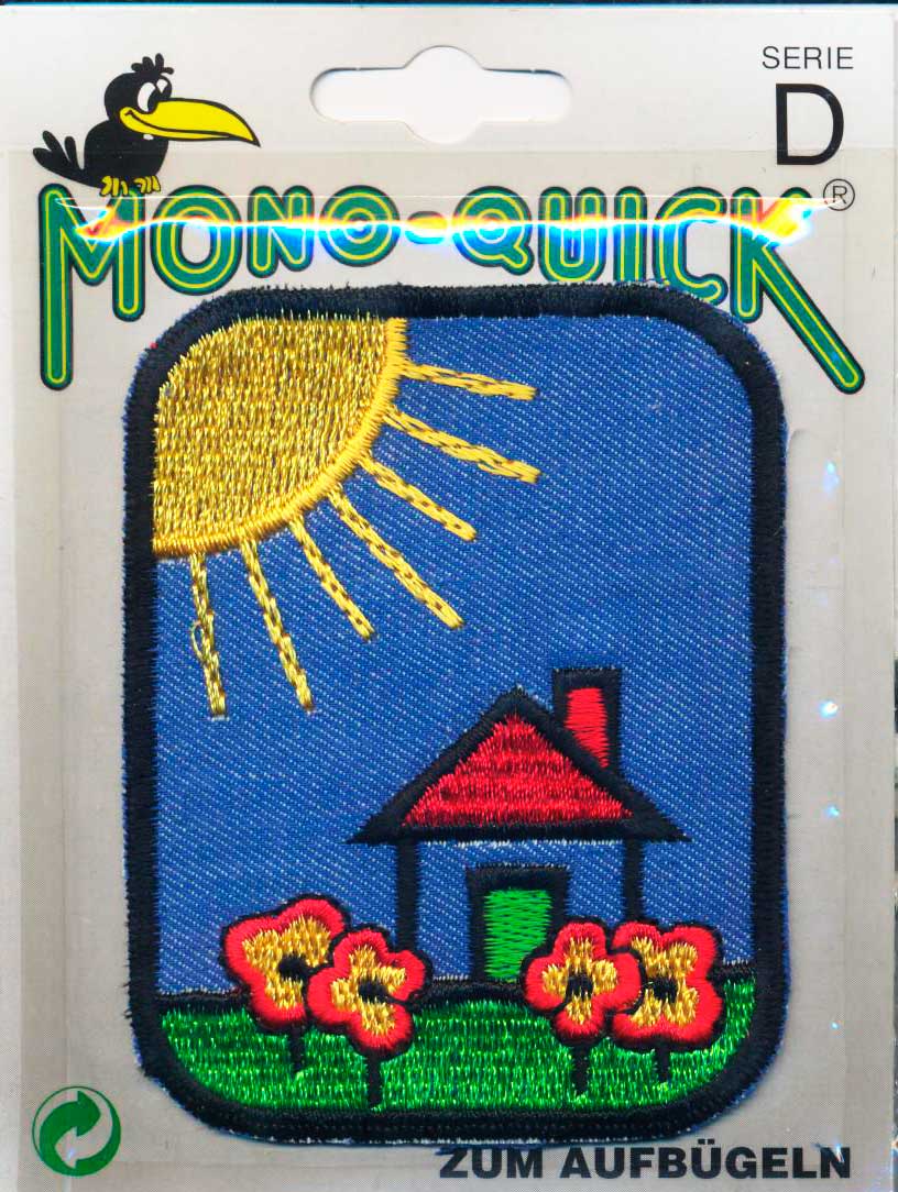 

Термоаппликация Mono Quick (63793-9) – Заплатка детская джинсовая с вышивкой Домик