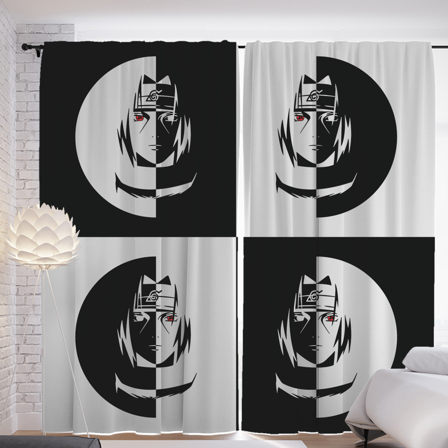 

Фотошторы для кухни и спальни JoyArty "Раздвоение" 2 полотна со шторной лентой,145x265 см, Раздвоение