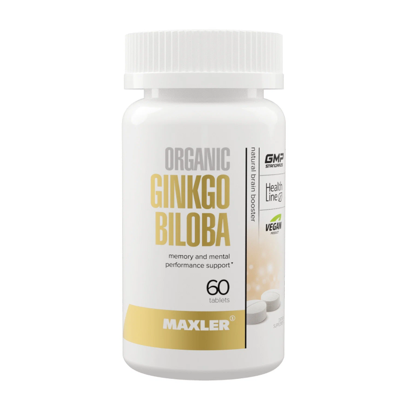 

Maxler Organic Ginkgo Biloba, 60 таб, Organic Ginkgo Biloba