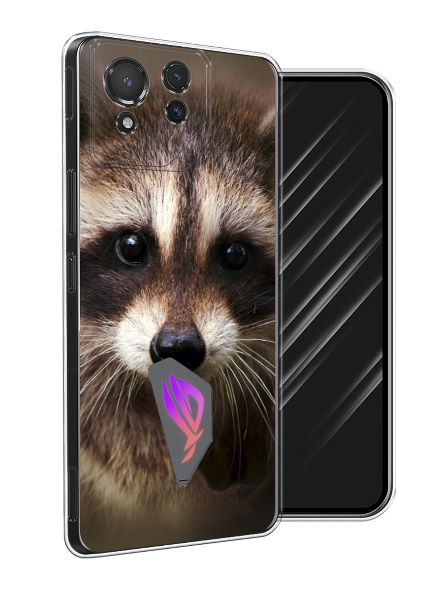 

Чехол Awog на Asus ROG Phone 8 "Енот", Коричневый, 45150-1