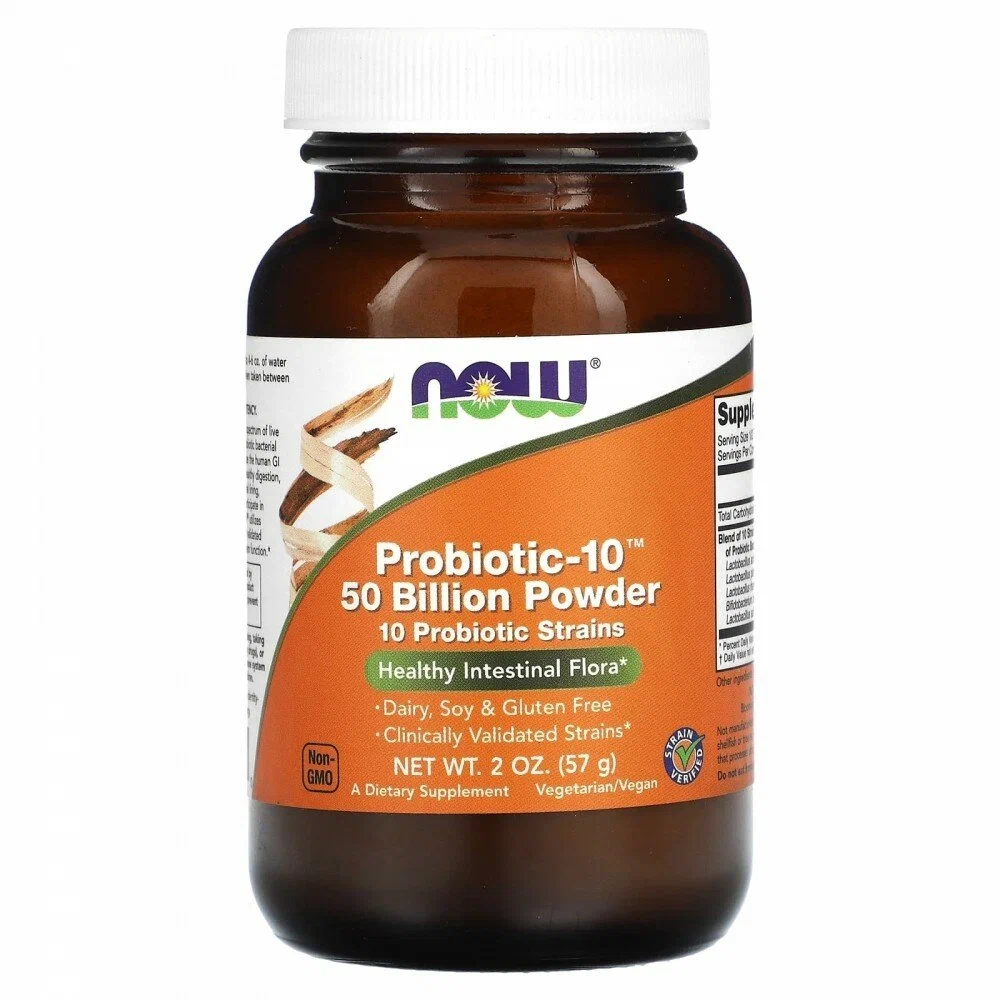 NOW Probiotic-10 50 billion, 57 г