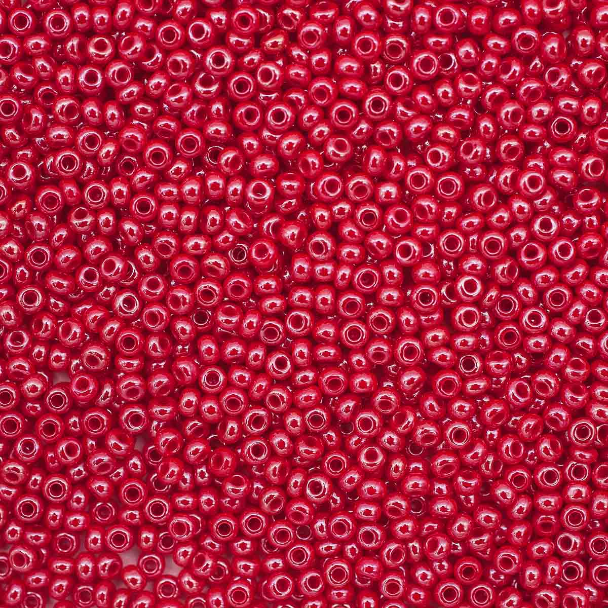

Бисер Preciosa непрозрачный с жемчужным покрытием 10/0 (98170) 331-19001-10/0, 20 г, 5 шт, Красный