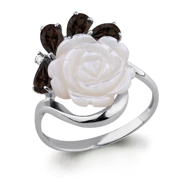 

Кольцо из серебра с кварцем р. , Aquamarine 6571201_925_р, 6571201_925_р