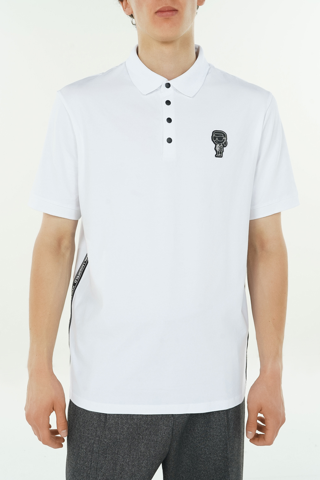 

Футболка мужская Karl Lagerfeld 542221_745023 белая 2XL, Белый, 542221_745023