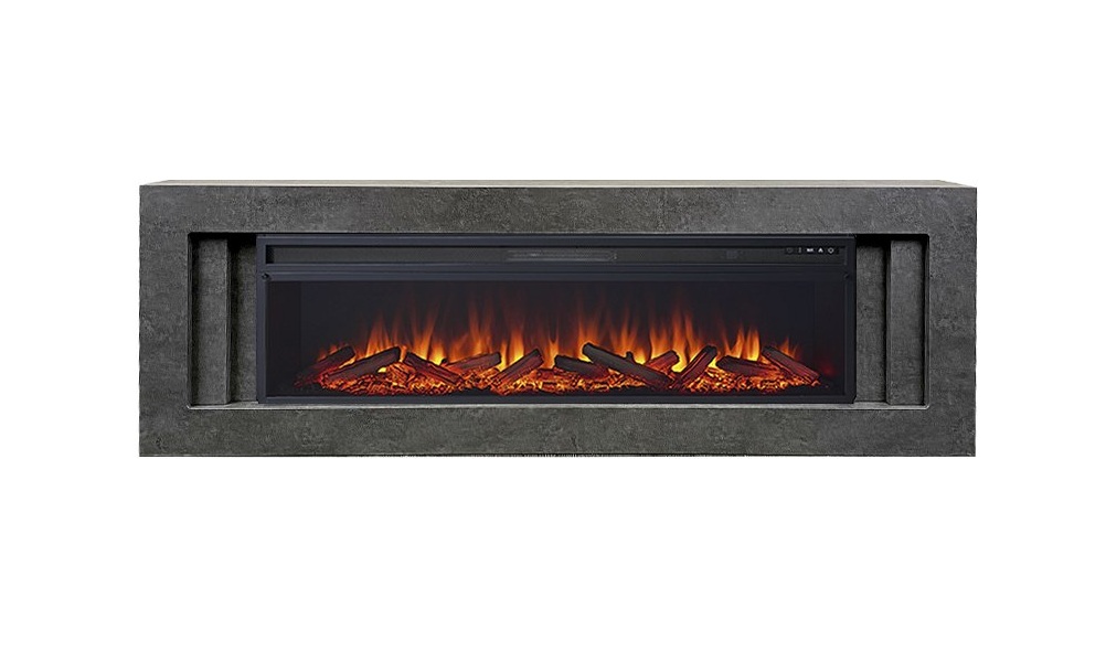 

Электрокамин Royal Flame Line 60 с очагом Vision 60 LOG LED, темный серый, Line 60