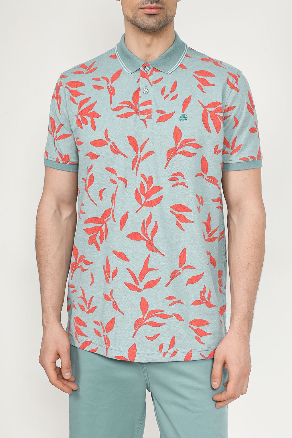 

Футболка мужская LERROS 2433240 зеленая 2XL, Зеленый, 2433240