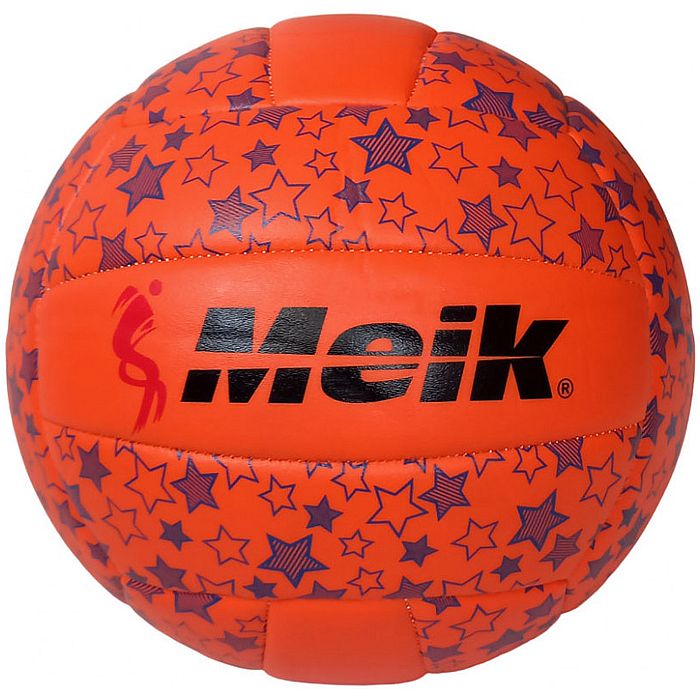 Мяч волейбольный MEIK 2898 PVC 2. 5, 270 гр, машинная сшивка, оранжевый