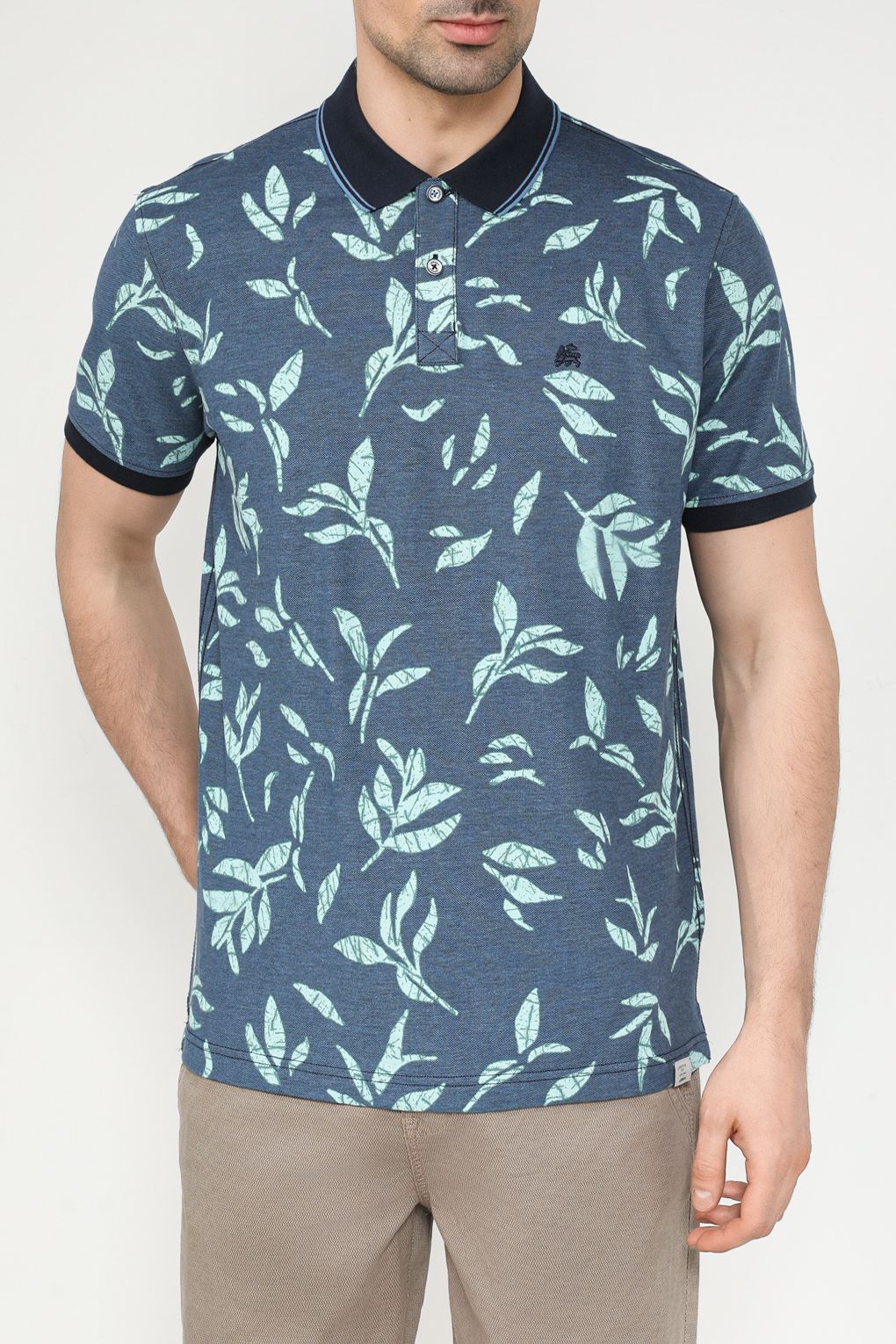 

Футболка мужская LERROS 2433240 синяя 3XL, Синий, 2433240
