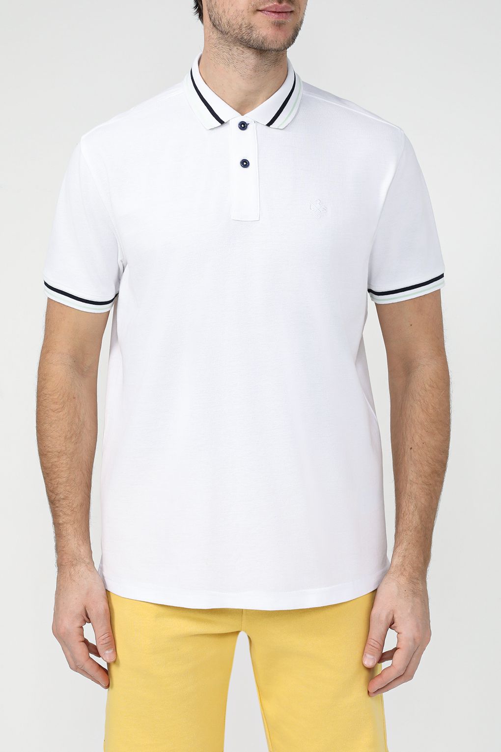 

Футболка мужская LERROS 7423289 белая 5XL, Белый, 7423289