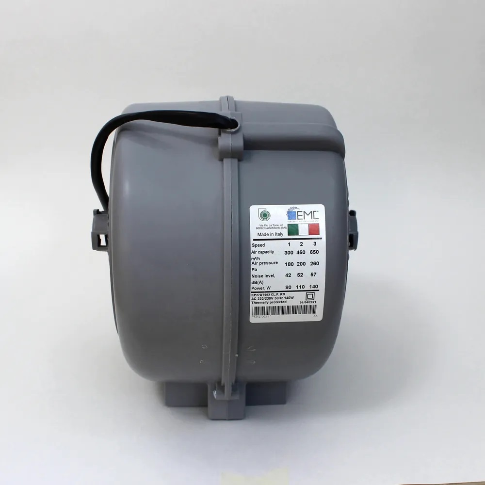

Вентилятор для вытяжки EMC KP27DT003, Серый, KP27DT003
