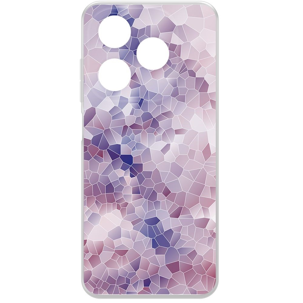 

Чехол-накладка Krutoff Clear Case Витраж 2 для TECNO Spark 20, Прозрачный