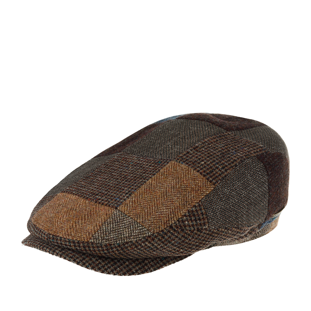 Кепка унисекс Stetson 6380910 DRIVER CAP PATCHWORK коричневая, р.63