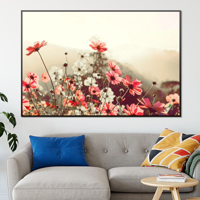 

Постер на стену ПолиЦентр Цветы на поле 90х60 см, ЦветыНаПолеТип1