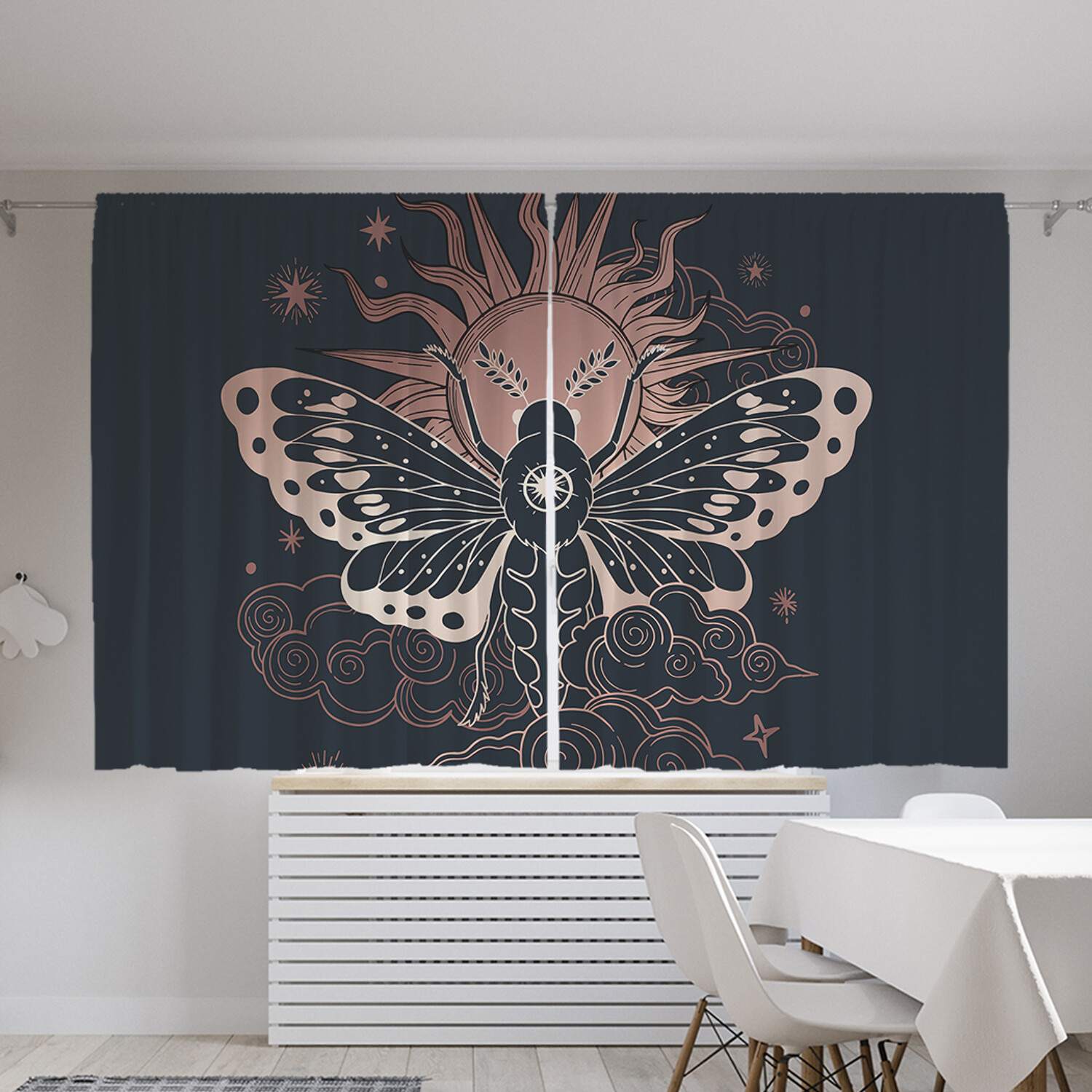 

Фотошторы для кухни и спальни JoyArty Oxford DeLuxe JoyArty "Ночной мотылек" 145x180 см, Ночной мотылек