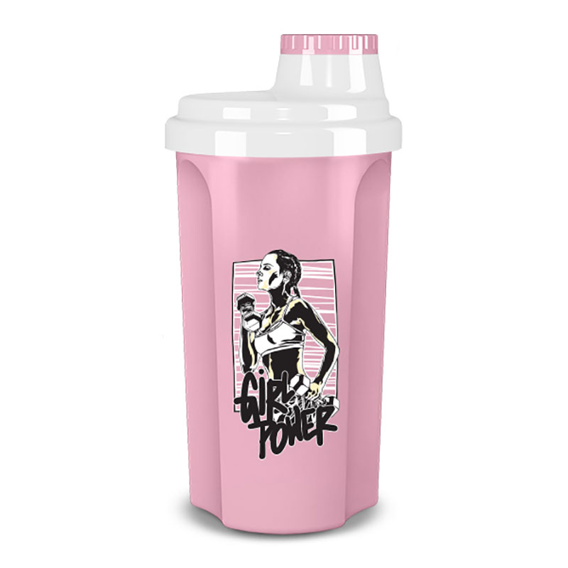 Trec Nutrition Шейкер Trec Team Girl Power, 700 мл, цвет: розовый-белый