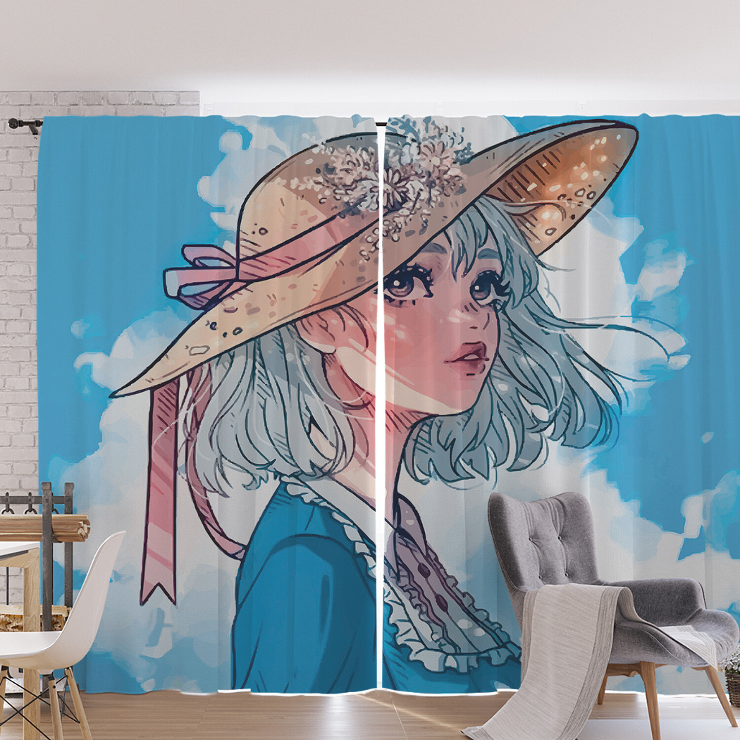 

Фотошторы JoyArty Oxford DeLuxe JoyArty "Мечтательная девушка" 170x265 см, Мечтательная девушка