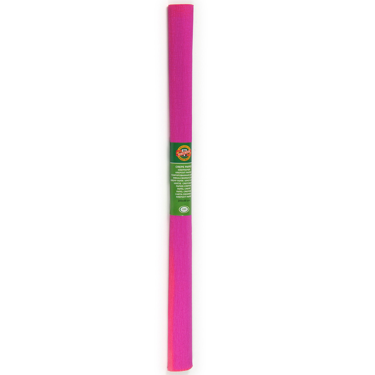 Упаковочная бумага KOH-I-NOOR креповая гофрированная розовая 2м