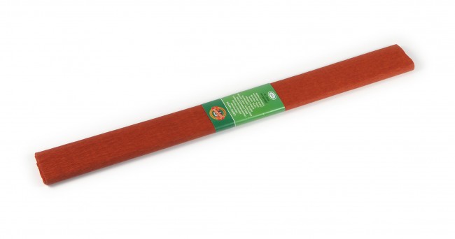 Упаковочная бумага KOH-I-NOOR креповая гофрированная красная 2м