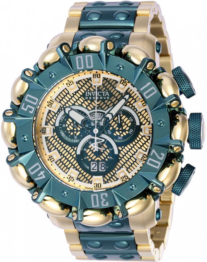

Наручные часы мужские INVICTA 38501 золотистые/зеленые, 38501